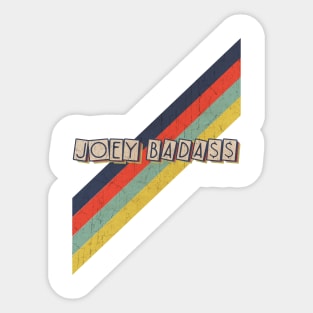 retro vintage color Joey Bada$$ Sticker